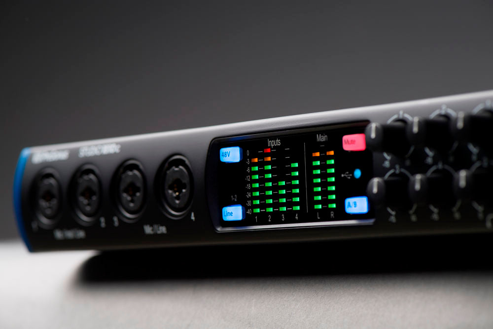 PreSonus Studio 1810c Desktop 18x8 USB Type-C Audio/MIDI Interface