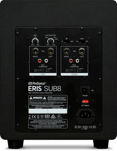 PreSonus Eris Sub8 Compact Powered Studio Subwoofer