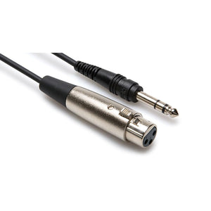 Hosa Balanced Interconnect XLR3F to 1/4in TRS STX-105F